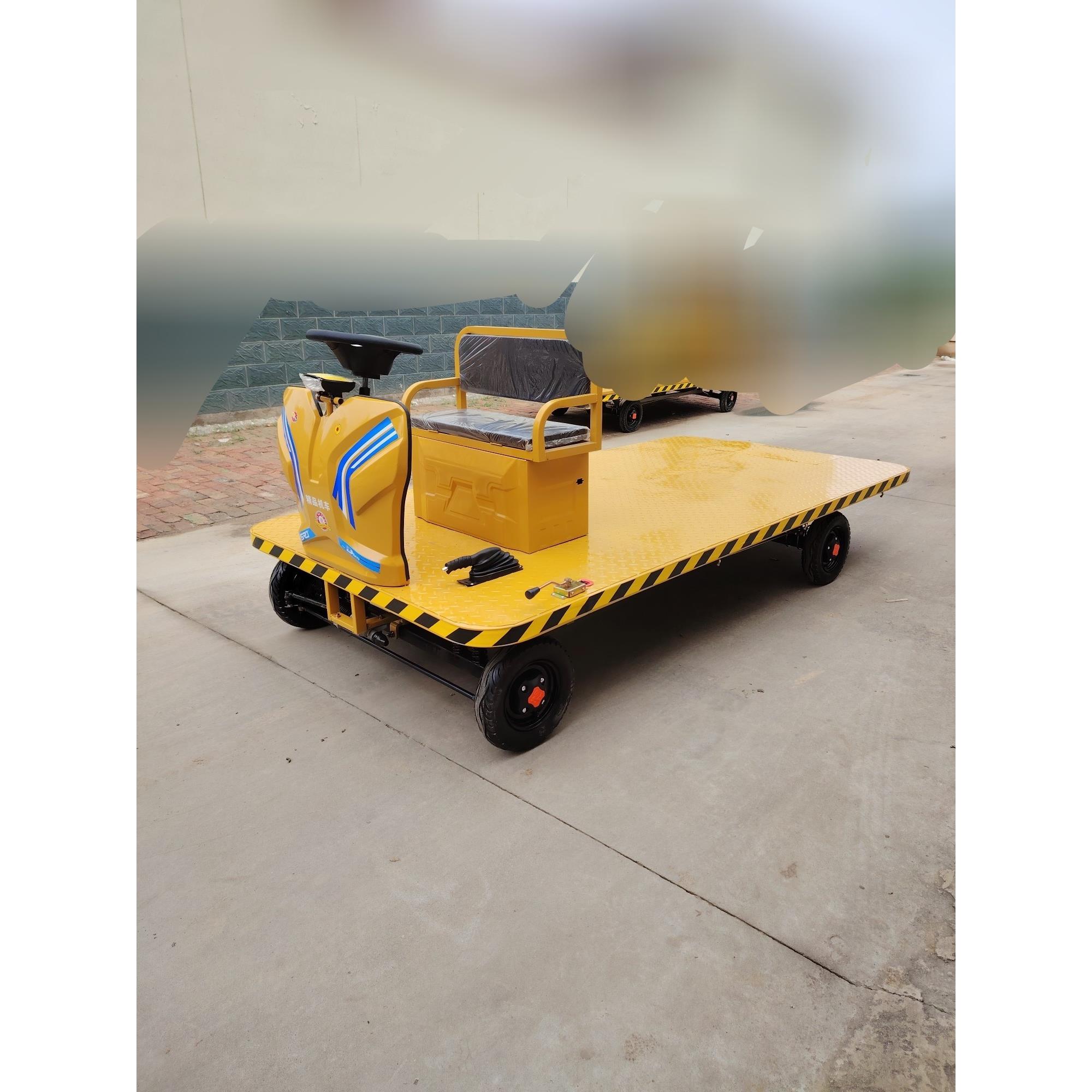 Steering wheel electric four-wheel vehicle flatbed truck transport truck warehouse transport vehicle stall food truck modified for agricultural use