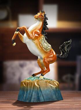 铜马摆件马到成功青云直上马工艺品一马当先办公室装饰品开业礼品