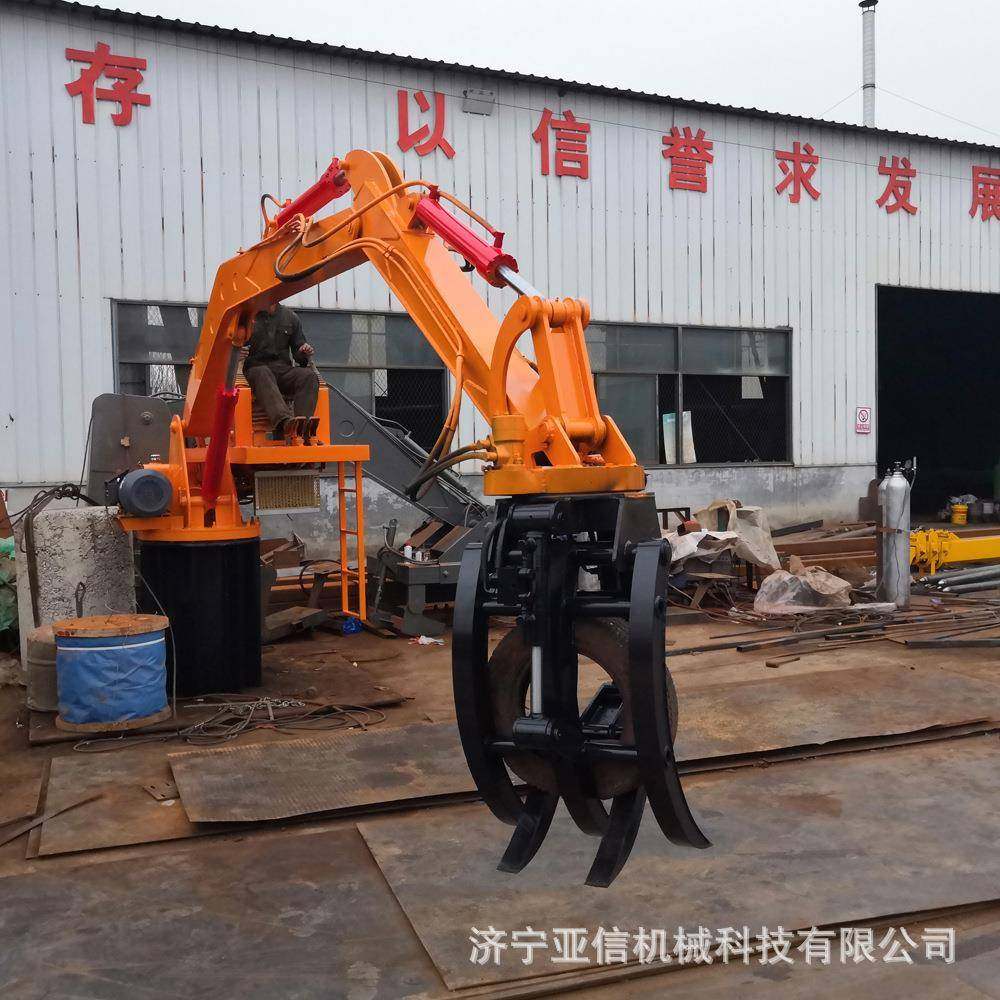 亚信小型轮式四驱装载抓木机液压抓钢机60度液压旋转抓钢机,淘宝优惠券,粉丝福利购,淘宝优惠卷