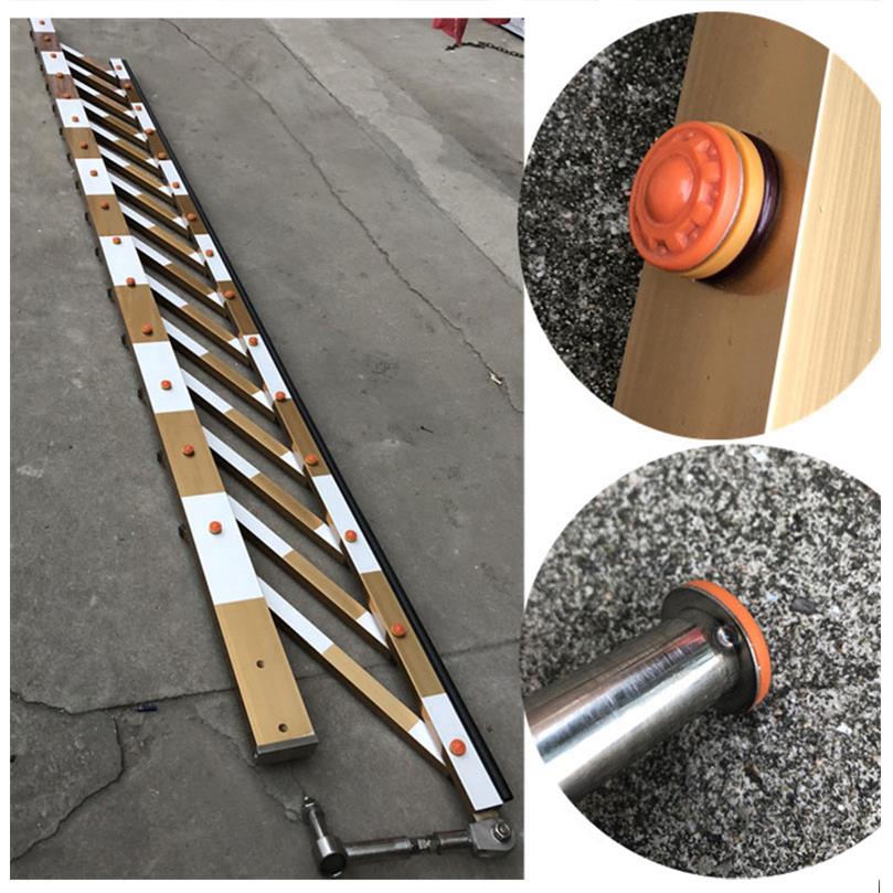 捷停车栅栏杆捷顺道闸杆栅栏杆防砸金色挡车杆门卫杆停车场杆小区 - 图2