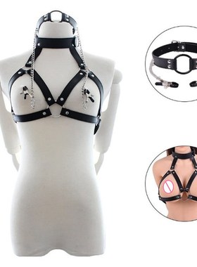 牵引链女女牵引女生颈带气质链脖圈项链男m项圈饰品蕾丝锁骨可爱