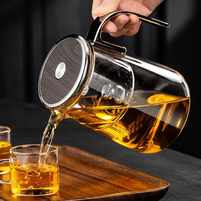 2025新款玻璃飘逸杯茶水分离按压魔术杯 办公室懒人泡茶器聪明壶,淘宝优惠券,粉丝福利购,淘宝优惠卷