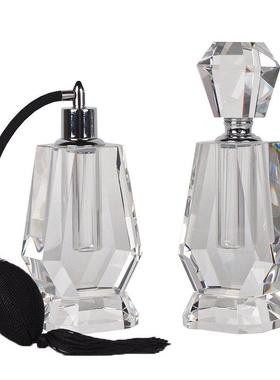 样板房衣帽间化妆台摆件轻奢现代简约水晶香水瓶家居样板间装饰品