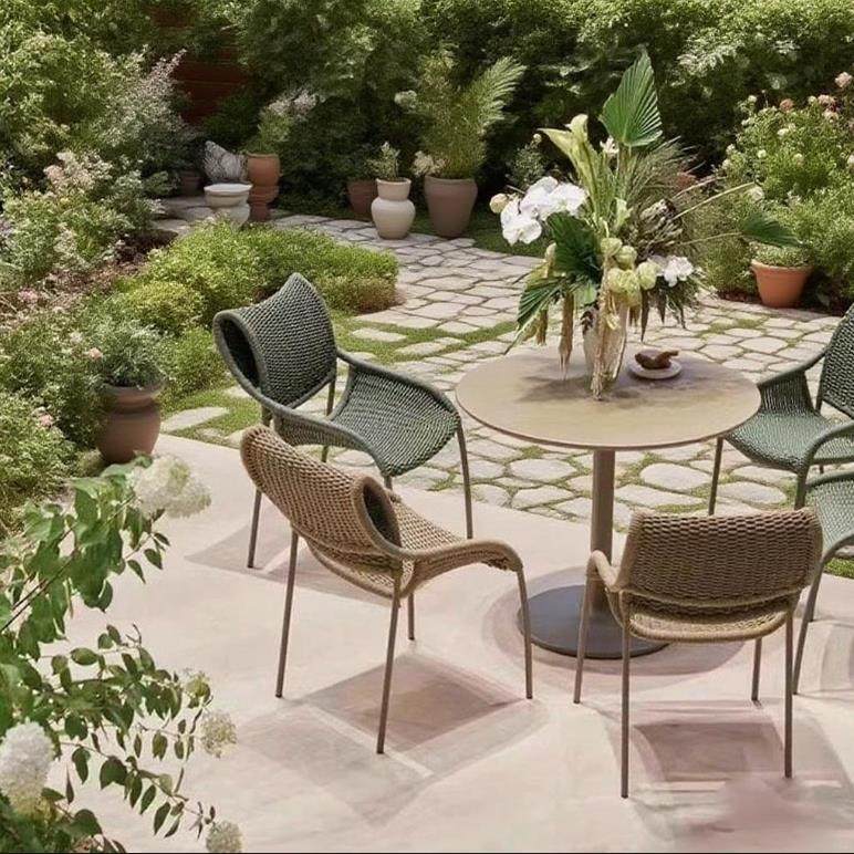 户外沙发藤编阳台休闲椅简约庭院阳台摇椅防水晒桌椅茶几组合花园,淘宝优惠券,粉丝福利购,淘宝优惠卷