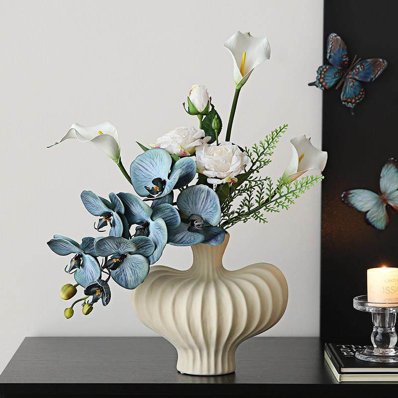 假花仿真花束摆设客厅装饰品餐桌桌面花瓶高级感花艺摆件小众高级,淘宝优惠券,粉丝福利购,淘宝优惠卷