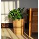 B&B Pastoral Light Luxury Trash Can Handmade Rattan Home Desktop Trash Can Round Uncovered Storage Tank Waste Paste Can