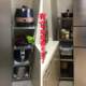Storage rack stainless steel pot rack living room bathroom storage rack floor-standing kitchenware rack small rack