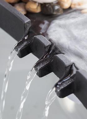 简约小鱼缸循环鱼池喷水流水器水景观瀑布摆件造景循环水装饰配件