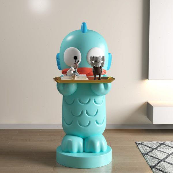 丑鱼落地摆件电视柜旁边客厅沙发旁艺术大型装饰网红大号创意迎宾,淘宝优惠券,粉丝福利购,淘宝优惠卷