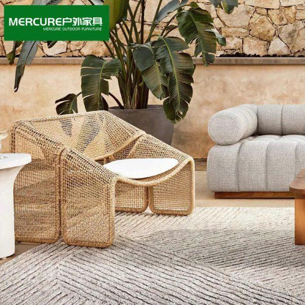 藤编沙发创意花园庭院户外阳台艺术单懒人露民宿椅三件套组合家具,淘宝优惠券,粉丝福利购,淘宝优惠卷