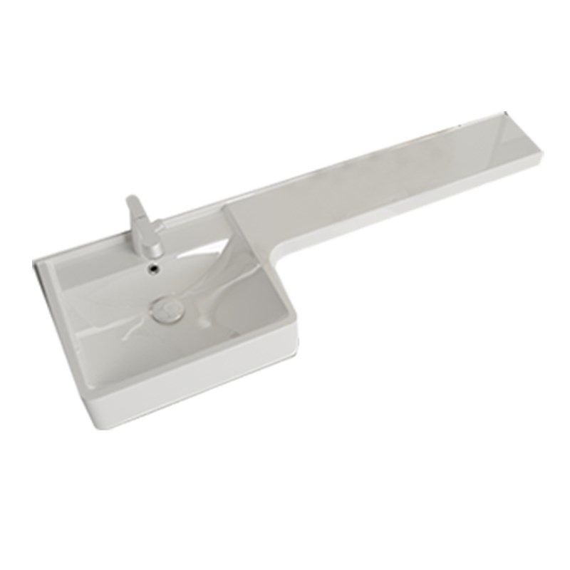 小户型洗手盆卫生间省空间洗脸盆挂墙式小尺寸浴室台面一体盆P型,淘宝优惠券,粉丝福利购,淘宝优惠卷