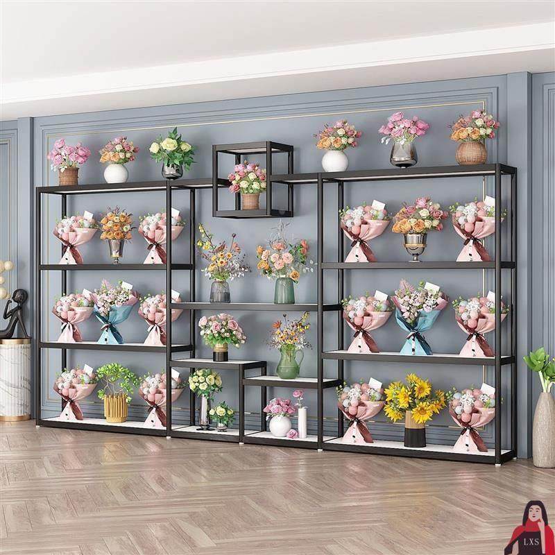 花店花架子盆景展柜花束陈列柜可调节花瓶鲜花展示架货架加厚定制,淘宝优惠券,粉丝福利购,淘宝优惠卷
