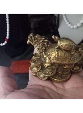 破解龙龟摆件铜子母斗三煞是非壁刀天斩墙角路冲反弓镇宅客厅招财