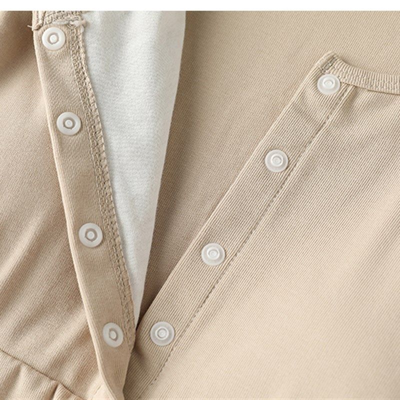 哺乳上衣睡衣孕妇家居服上装纯棉带胸垫春秋冬喂奶月子服长袖秋衣,淘宝优惠券,粉丝福利购,淘宝优惠卷