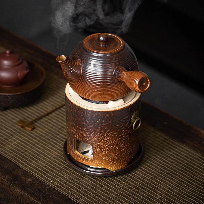 紫砂提梁壶大容量加热电陶炉专用壶带温茶台功夫茶具泡茶壶大号,淘宝优惠券,粉丝福利购,淘宝优惠卷