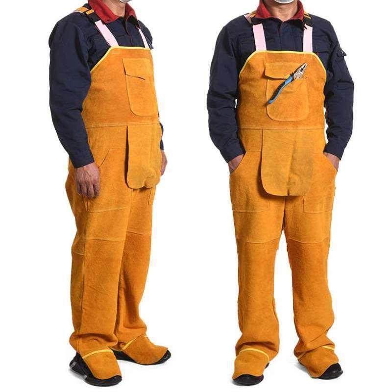 牛皮!烫围裙穿衣长袖焊工阻燃装备防护防火花防电焊反工作服隔热,淘宝优惠券,粉丝福利购,淘宝优惠卷