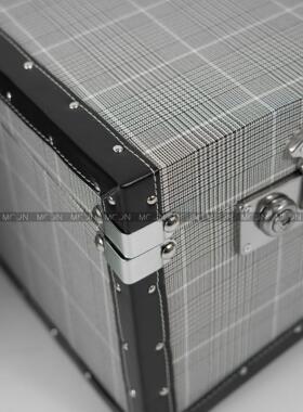 MOON慕空间样板房衣帽间收纳盒摆件行李箱家居展厅装饰品摆设道具