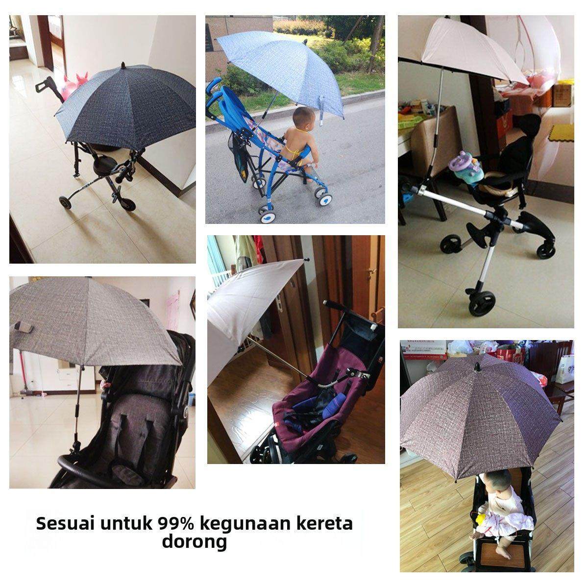 婴儿车遮阳伞宝宝三轮手推童车棚配件溜遛娃神器防晒太阳雨伞通用,淘宝优惠券,粉丝福利购,淘宝优惠卷