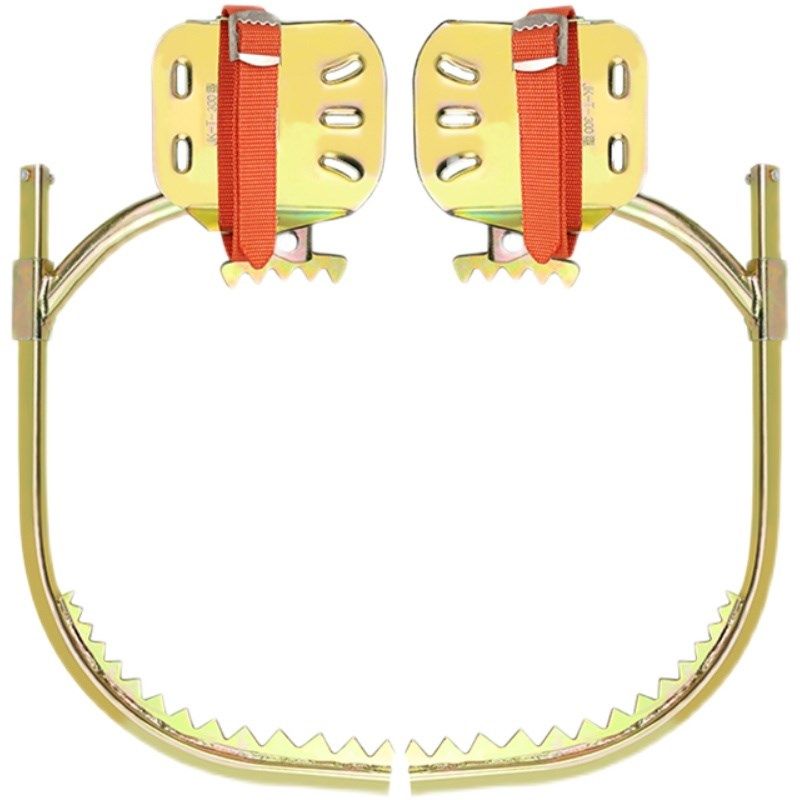 电工脚扣爬树工具上树神器木杆铁鞋脚扎子脚爬子加厚登杆爬树脚扣,淘宝优惠券,粉丝福利购,淘宝优惠卷