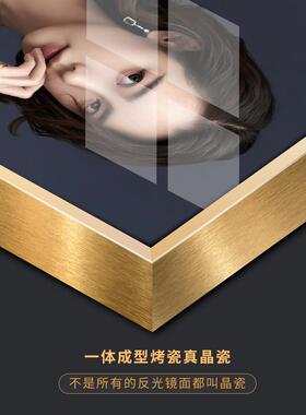 婚纱照生产大尺寸水晶家庭相框卧室定制