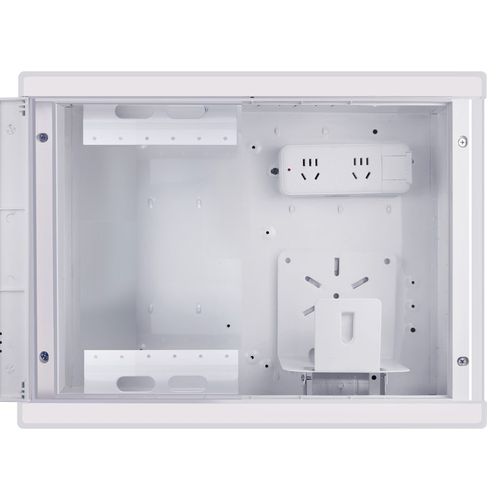 弱电箱多媒体集线箱暗装特大号光纤入户信息箱网络布线家用配电箱 - 图0