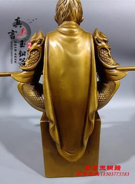 纯铜斗战 胜佛齐天大圣摆件孙悟空大圣归来客厅电视柜办公室摆设