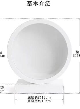 永生花触控调光USB充电花好月圆台灯床头灯diy花房器皿送礼盒包装