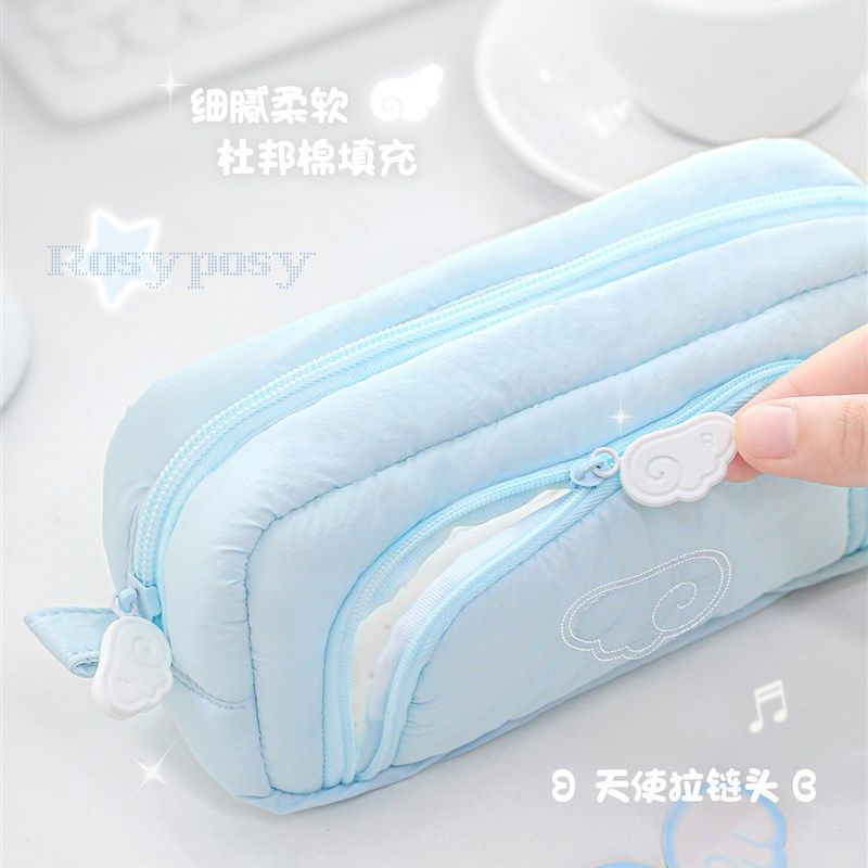 Rosy量osy柔设笔袋高颜值inDs风文约袋女孩学生简具大容P初 - 图1