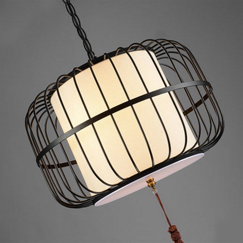 饭厅吊灯创意个性新中式吊灯铁艺鸟笼灯北欧吧台复古美式鸟笼吊灯,淘宝优惠券,粉丝福利购,淘宝优惠卷