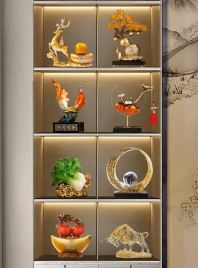 新中式酒柜装饰品摆件电视柜2025新款客厅轻奢高档高端大气上档次