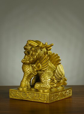 铜貔貅摆件福宝貔貅客厅家居装饰办公室皮丘开业工艺礼品