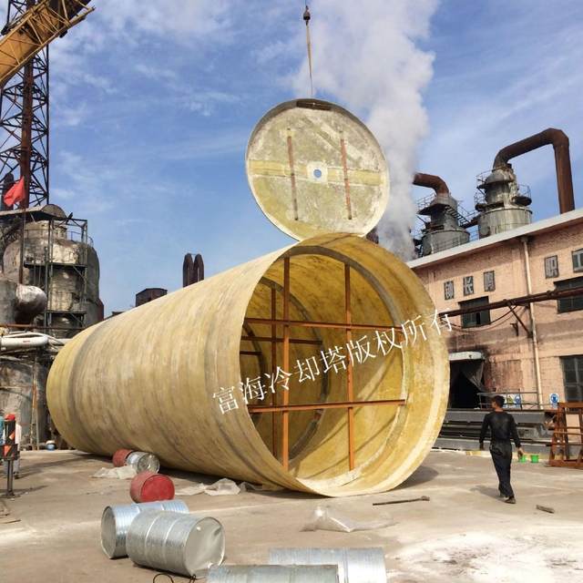 FRP storage tank 50 cubic fiberglass tank FRP container acid-alkali-resistant chemical tank