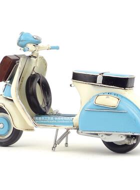 铁艺彷古做旧工艺礼品摆饰 VESPA踏板机车彷真模型 家居饰品摆饰