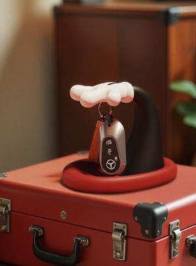 玄关钥匙托 托盘首饰置物架门口桌面床头创意摆件送乔迁生日礼物