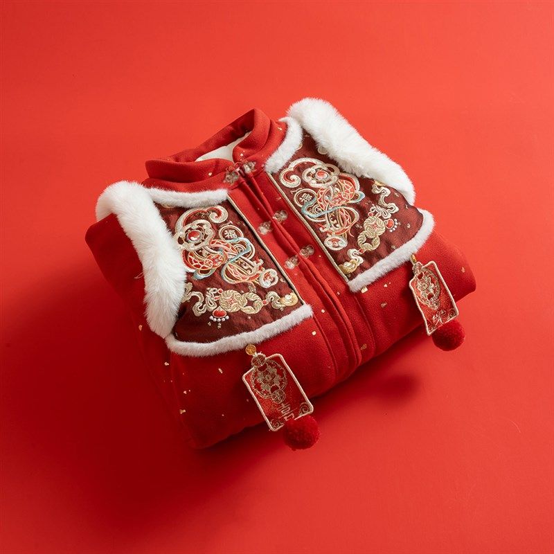 【蛇年新款】宝宝新年加厚拜年服婴儿满月百天周岁礼服,淘宝优惠券,粉丝福利购,淘宝优惠卷