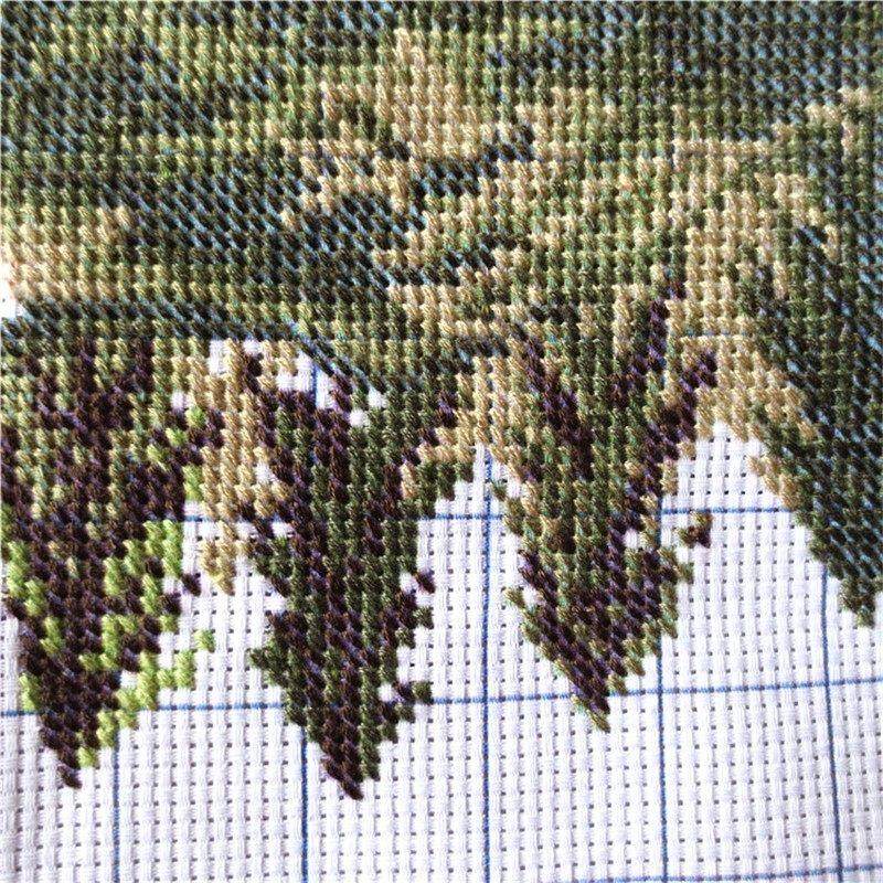 纯手工十字绣成品春山欢声笑语迎人垂版山水山水客厅入口画有好绣,淘宝优惠券,粉丝福利购,淘宝优惠卷