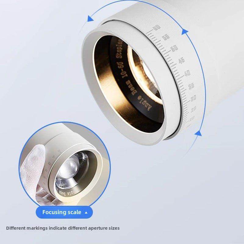 全光谱高显98美术馆博物馆轨道灯射灯商用可调角度变焦餐厅聚光灯,淘宝优惠券,粉丝福利购,淘宝优惠卷