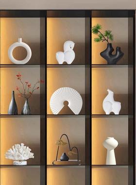 新中式简约高端装饰饰品创意客厅酒柜电视柜家居软装办公陈设