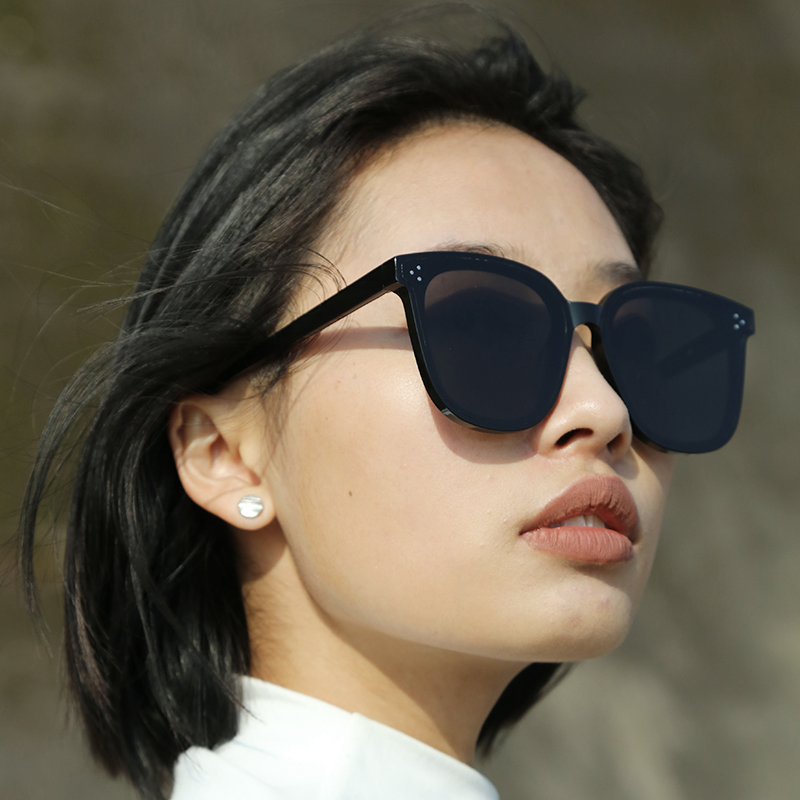 经典款款GM女士显脸瘦太阳镜开车防紫外线韩版风高级感墨镜ND01-图1