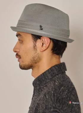 分码 arth TM Short Brim Fedora 253021002 质感丝绸混纺 中折帽