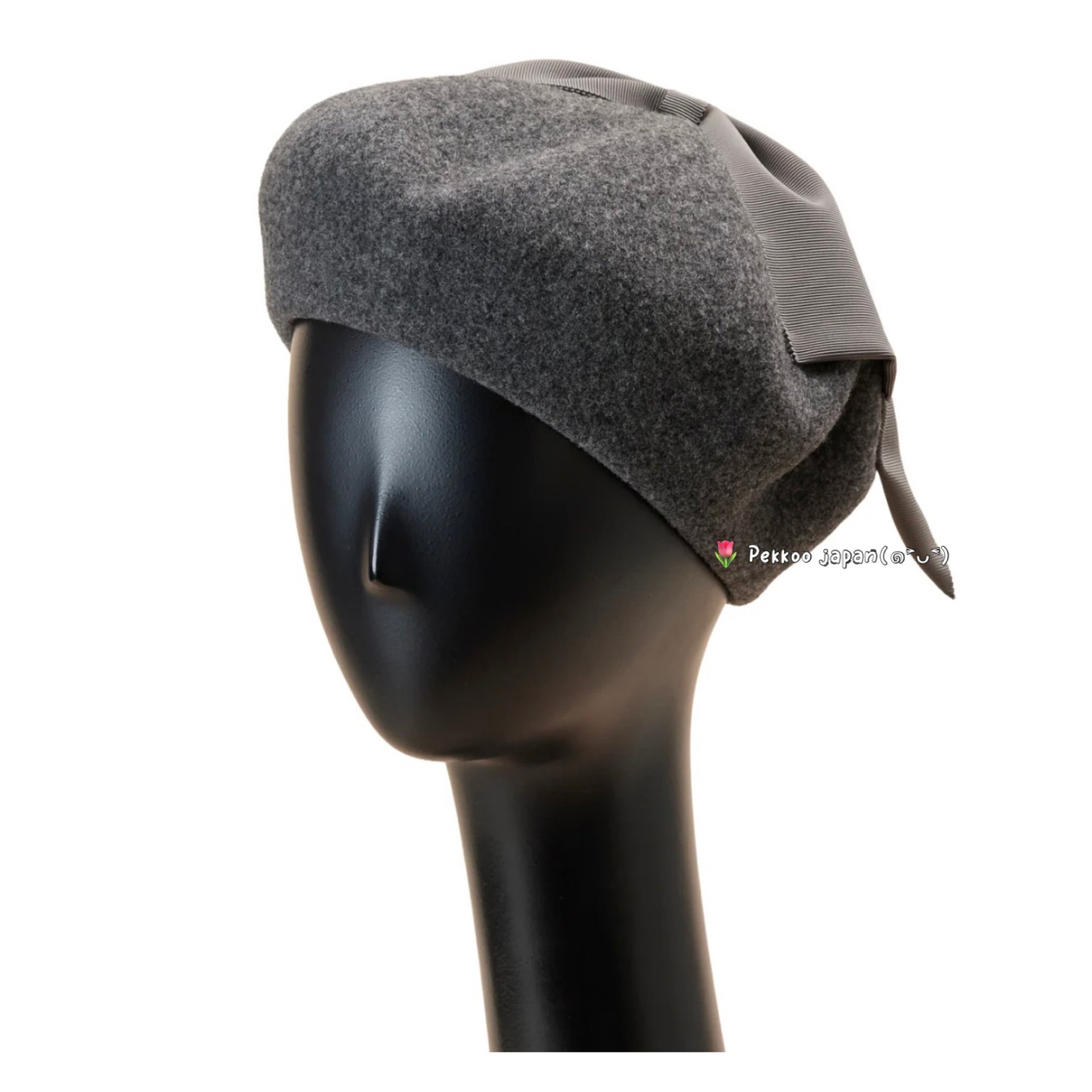 Athena New York Kimberly Beret 甜美蝴蝶结画家帽 秋冬贝雷帽 - 图0