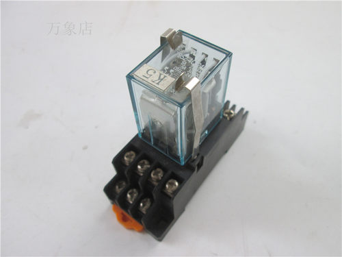 952-4C-24D小型中间继电器带底座 实物拍摄 - 图2