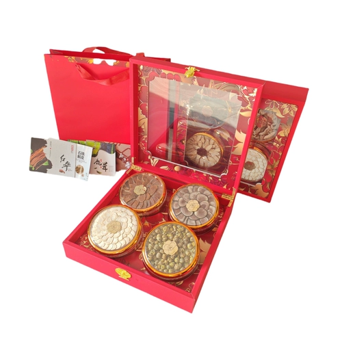 Чангбай Маунтин четыре сокровища подарочная коробка северо -восток Американский женьшень корейский женьшень олень рога Гинзэж