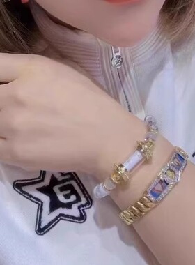 正品泰国佛系牌 鲁士坤皮 海王管管手链 男女通用串珠时尚百搭