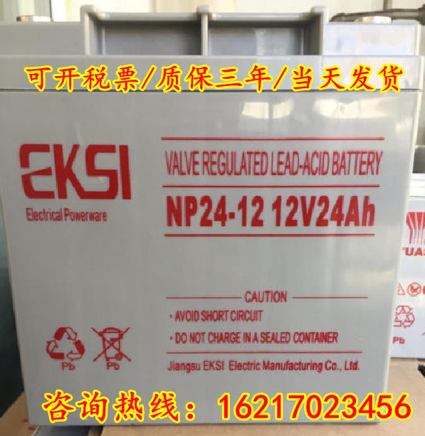 EKSI爱克赛UPS蓄电池NP100-12/12v7ah17a24a38ah65a100a120a150ah - 图2