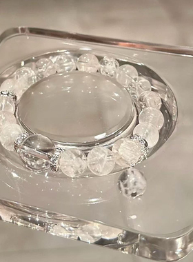 【雪花幽灵】浪漫雪景透体白幽灵圣诞礼物送女朋友闺蜜转运招财