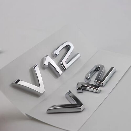 适用奥迪侧标贴V6T V8T叶子板标V12 A4LA5A6LA7Q7车标Q5A8L排量贴 - 图3