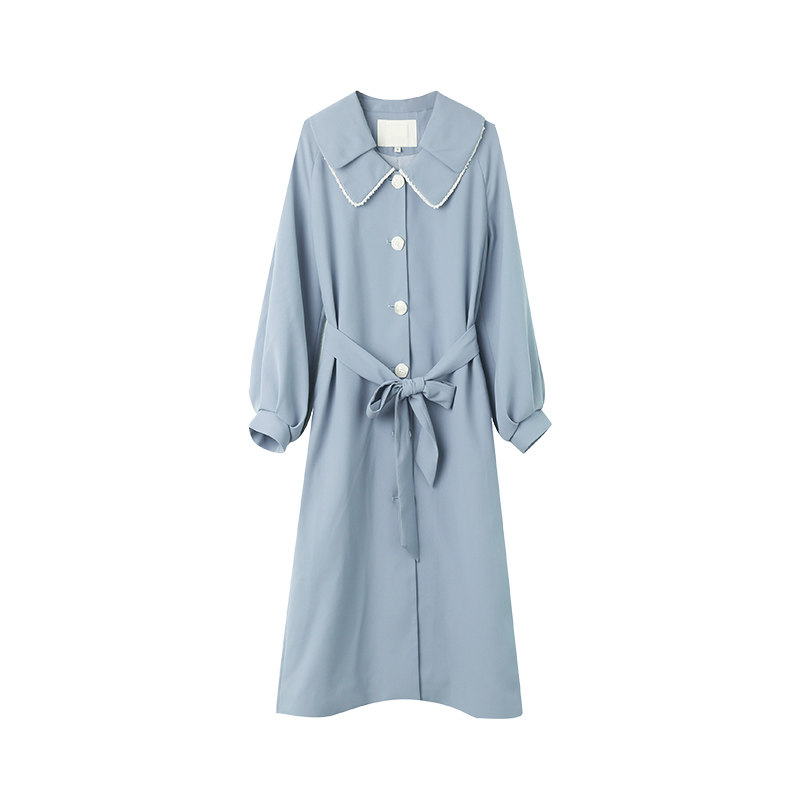 中长款2020年新款流行垂感气质风衣 安妮陈风衣