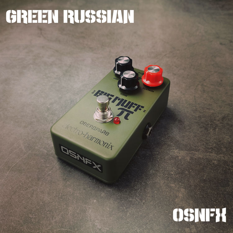 傲颂在线OSNFX改装EHX单块GREEN RUSSIAN BIG MUFF法兹失真效果器 - 图1