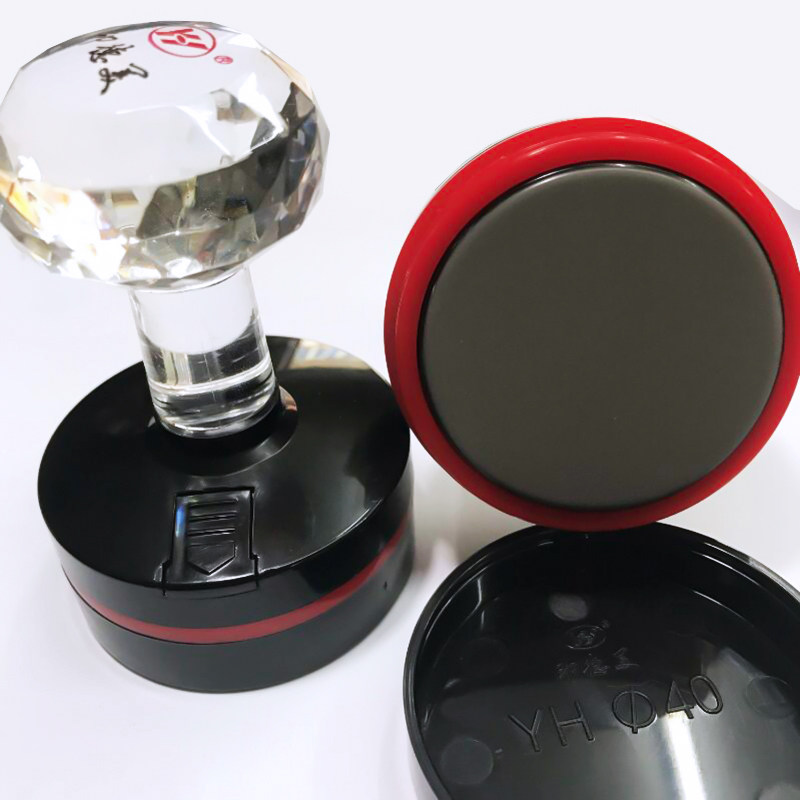 印德美 YH水晶柄系列印章材料免封边印章材料 印德美壳+海绵+蝴,淘宝优惠券,粉丝福利购,淘宝优惠卷